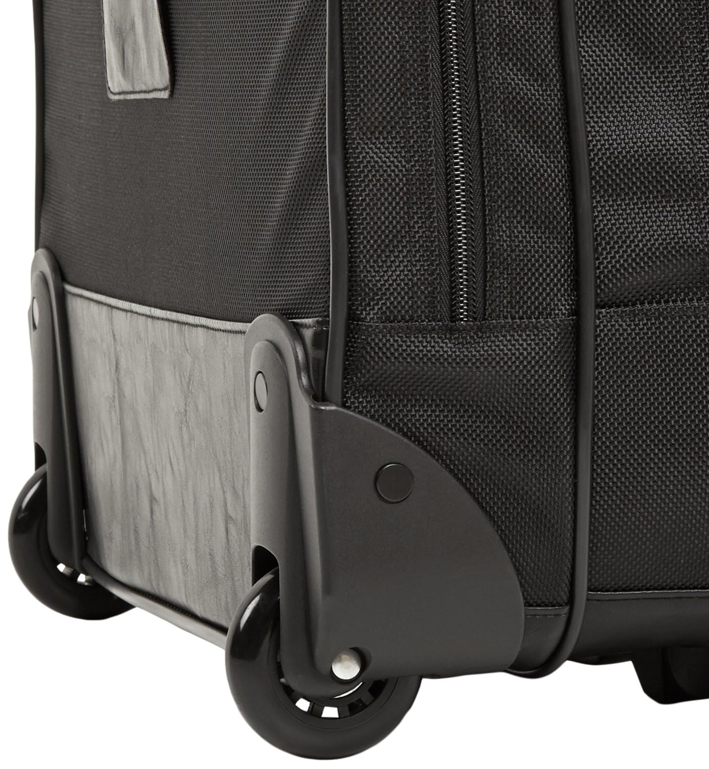 Amazon Basics Sacoche à roulettes pour Ordinateur Portable - avec roulement Rapide et Poche Avant Facile d’accès - Compatible avec Ordinateurs Portables de 15,6 Pouces (39,6 cm), Noir