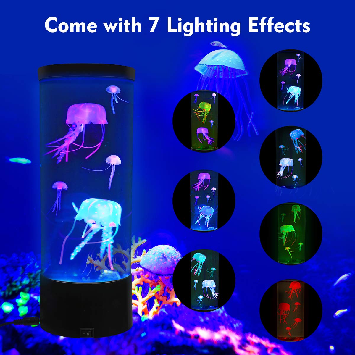 Amazon | AONESY アクアリウム LEDクラゲ クラゲ鑑賞 イルミネーション