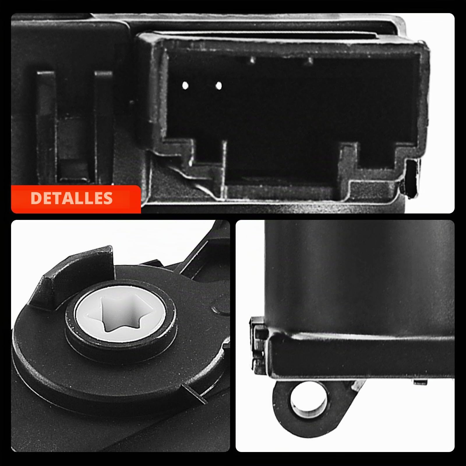 Frankberg Motor actuador de aleta mezcladora de elemento actuador de 2 | 5Q0907511; Compatible con: T.o.u.r.a.n 5T1, Golf VII 5G1 BE1, A3 8V1 8VK, O.c.t.a.v.i.a III 5E3 NL3 NR3