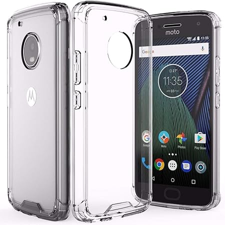 Capinha Silicone Transparente Antichoque Moto G5 Plus XT-1683 |  Amazon.com.br
