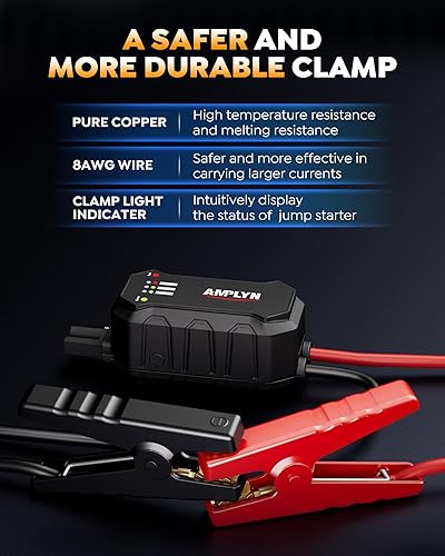 Miniatura 4 de Arrancador de coche con cargador rápido de 65 W, batería de 24000 mAh, batería de coche de 12 V, portátil, pantalla LED, impulsor de motor diesel de