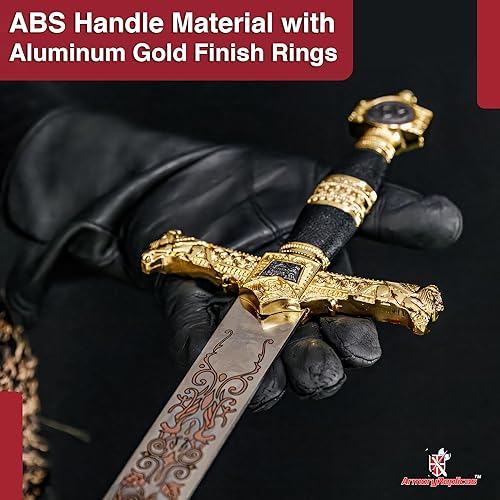 Miniatura 6 de Armory Replicas™ - Gran espada del rey Salomón y tamaños para coleccionistas y entusiastas - Opciones diversas para cada entusiasta de la espada