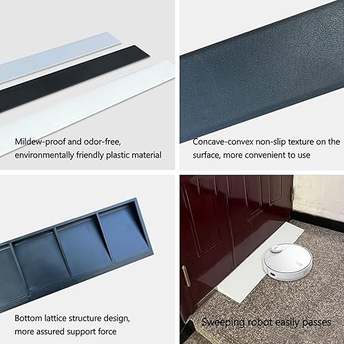Miniatura 2 de Rampa de umbral, rampa especial para robot de barrido, rampa para silla de ruedas para entrada del hogar, adecuada para puertas, baños, escalones