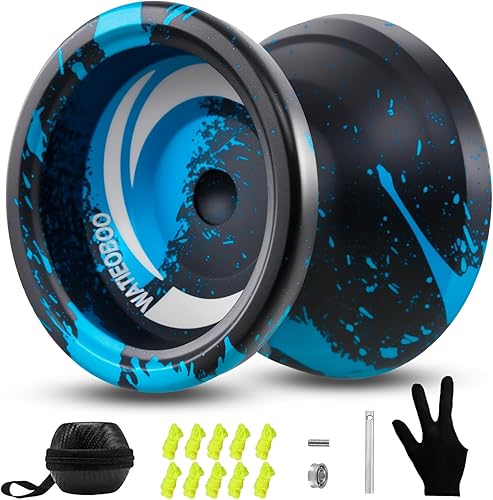 Miniatura 6 de WATIEOBOO Yoyo R8 Yoyo Responsivo para Principiantes, Yoyo Profesional No Responsivo para Adultos Pro Yoyos de Trucos de Metal con Kit de
