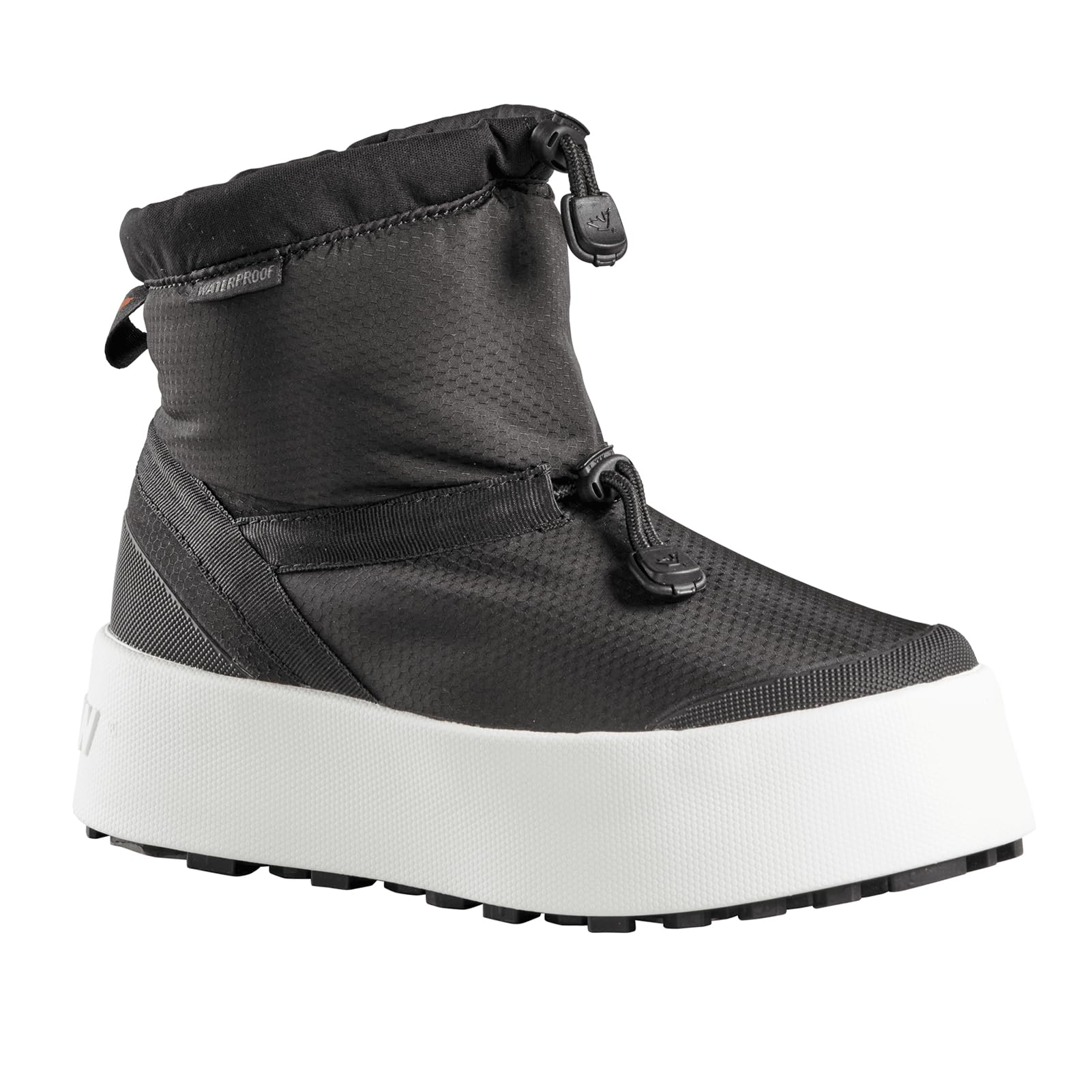 Baffin Womens TORNIO Waterproof Insulated Low-Height Snow Boots w Nylon Upper Slip-Resistant Base Polar Rubber Outsole