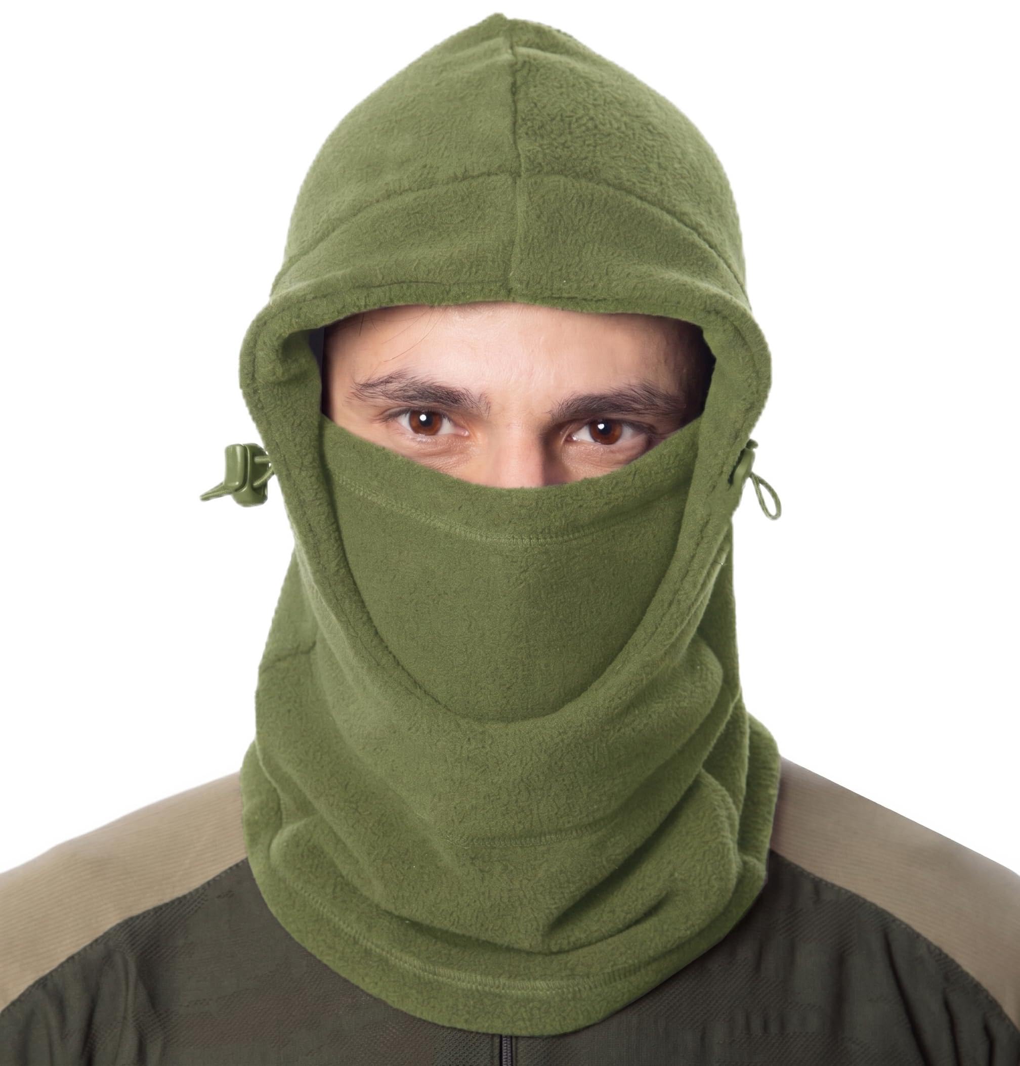tripole Balaclava Face and Head Cover (Army Green)-picture-27