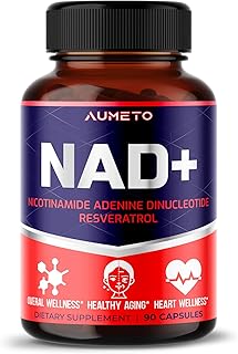 NAD+ 350mg with Trans-Resveratrol, Quercetin & Rhodiola – Cellular Energy, Healthy Aging & Heart Wellness – 90 Capsules – Non-GMO, Made in USA