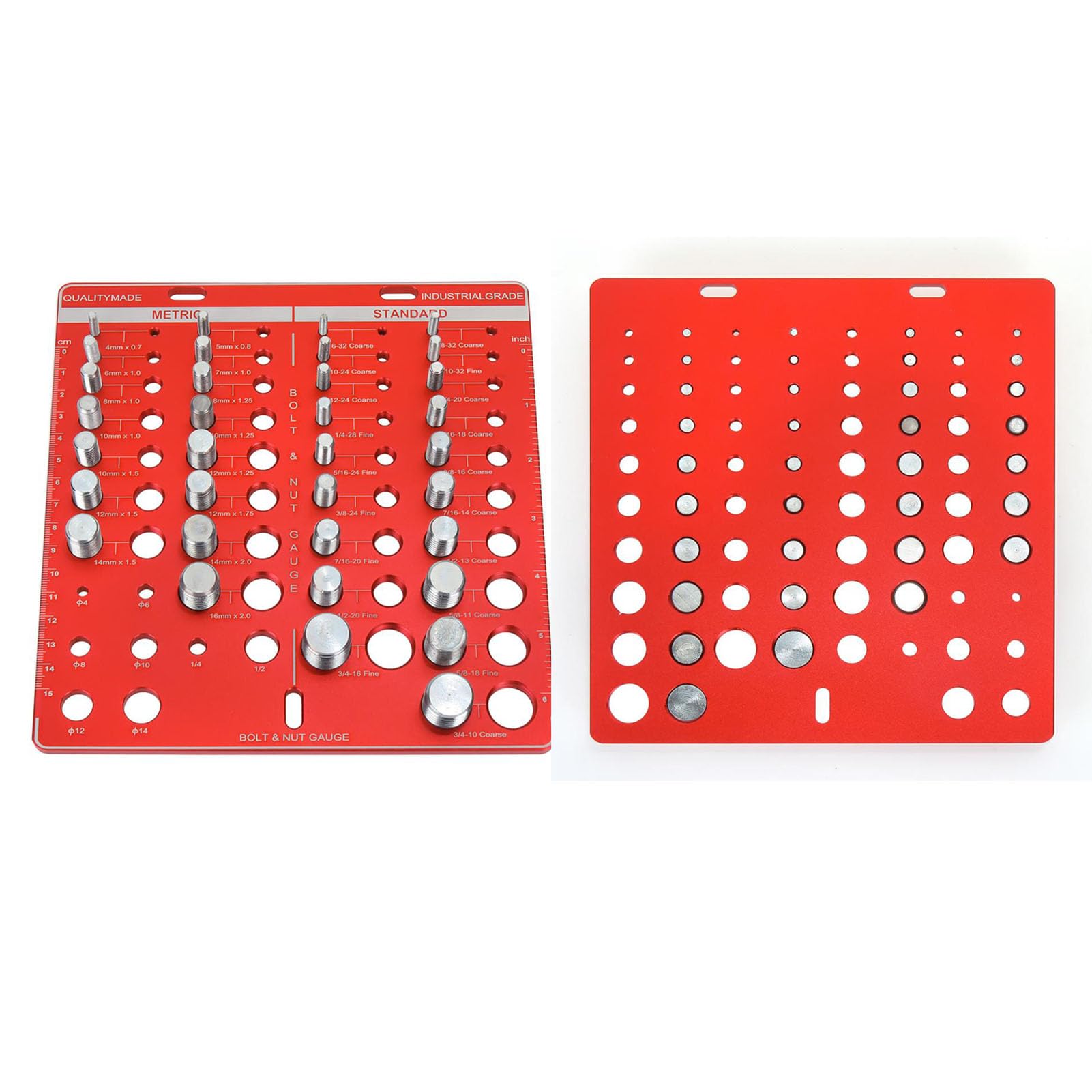 banapoy Nut and Bolt Thread Checker, 34 Thread Checker Standard and Metric Sets - Image 4