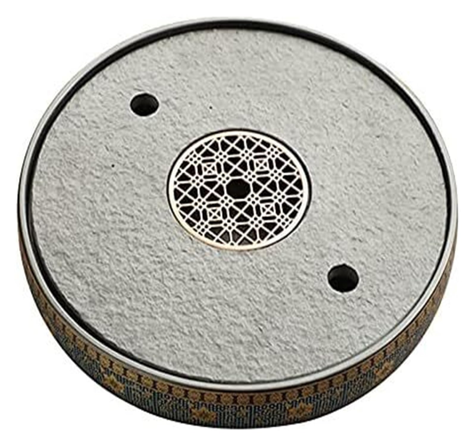 GTHTUHFD Kung Fu Tea Tray, Kung Fu Small Tea Tray Chinese Water Storage Stone Round, Traditional Style Serving
