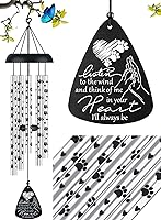 Vista 9 de Regalos de duelo conmemorativos de simpatía para la pérdida de papá, padre, Campanas de viento conmemorativas de simpatía para la pérdida de padre