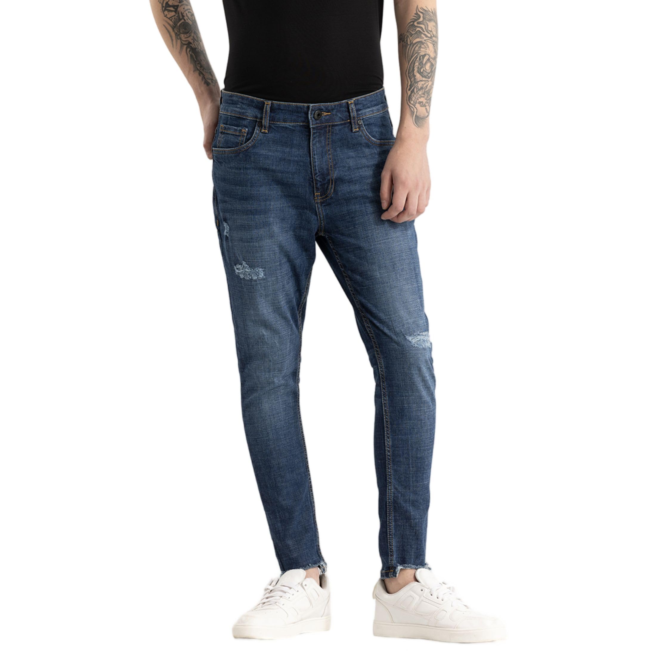 SNITCH Eirik Navy Skinny Fit Jeans in navy