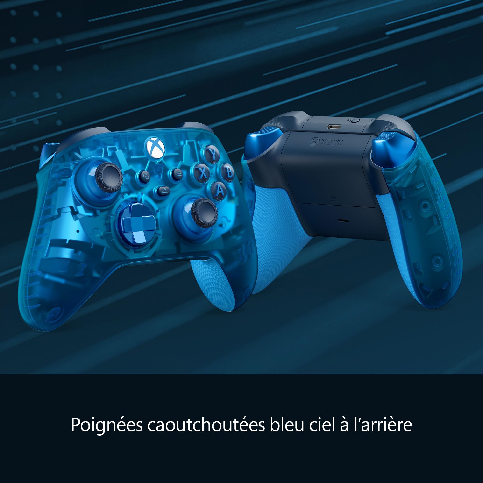 Xbox Microsoft Manette sans fil Édition spéciale Sky Cipher