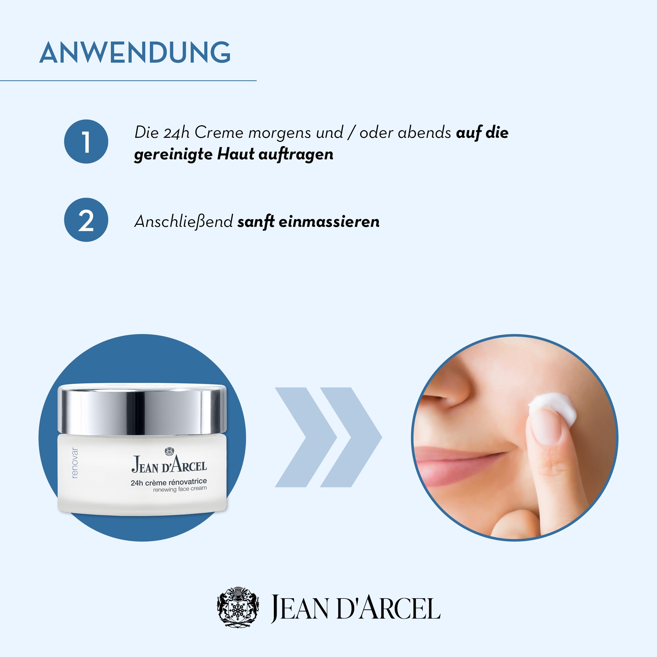 JEAN D'ARCEL RENOVAR Phyto StemCell 24h crème rènovatrice – rewitalizujący krem 24h – wzmacnia funkcje ochronne skóry 50 ml