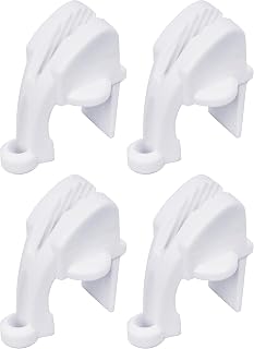 Extreme Max 3005.5088 BoatTector Quick Adjust Pontoon Rail Fender Hanger - White, Pack of 4