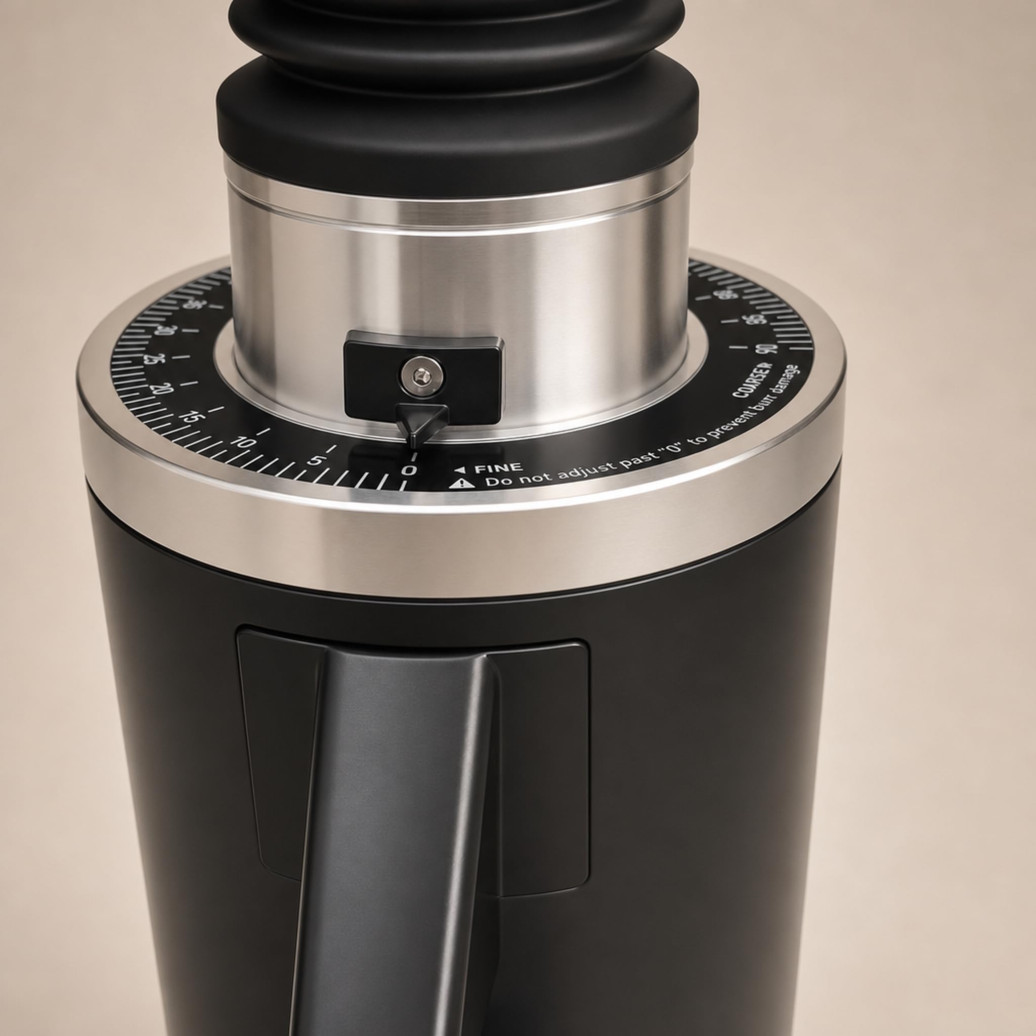 ROASTLY DF54 Kaffeemühle Gen 3 III V3/V4, Elektrische Einzeldosis-Kaffeemühle, Nahezu Retentionsfrei (Schwarz)