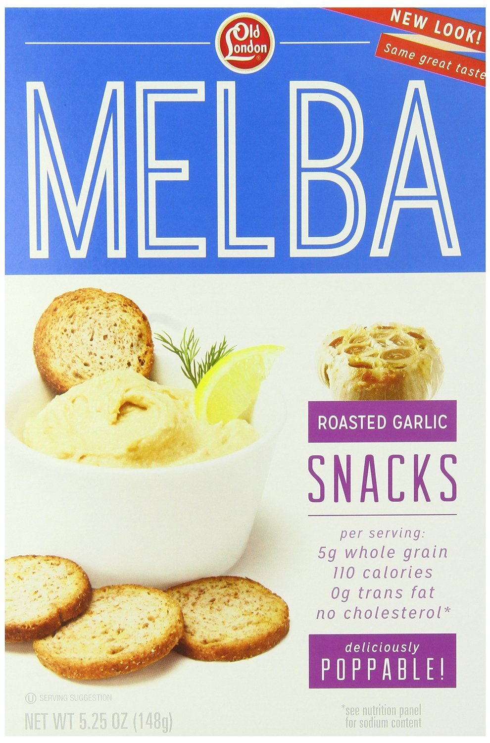 Old London Melba Snck Garlic5