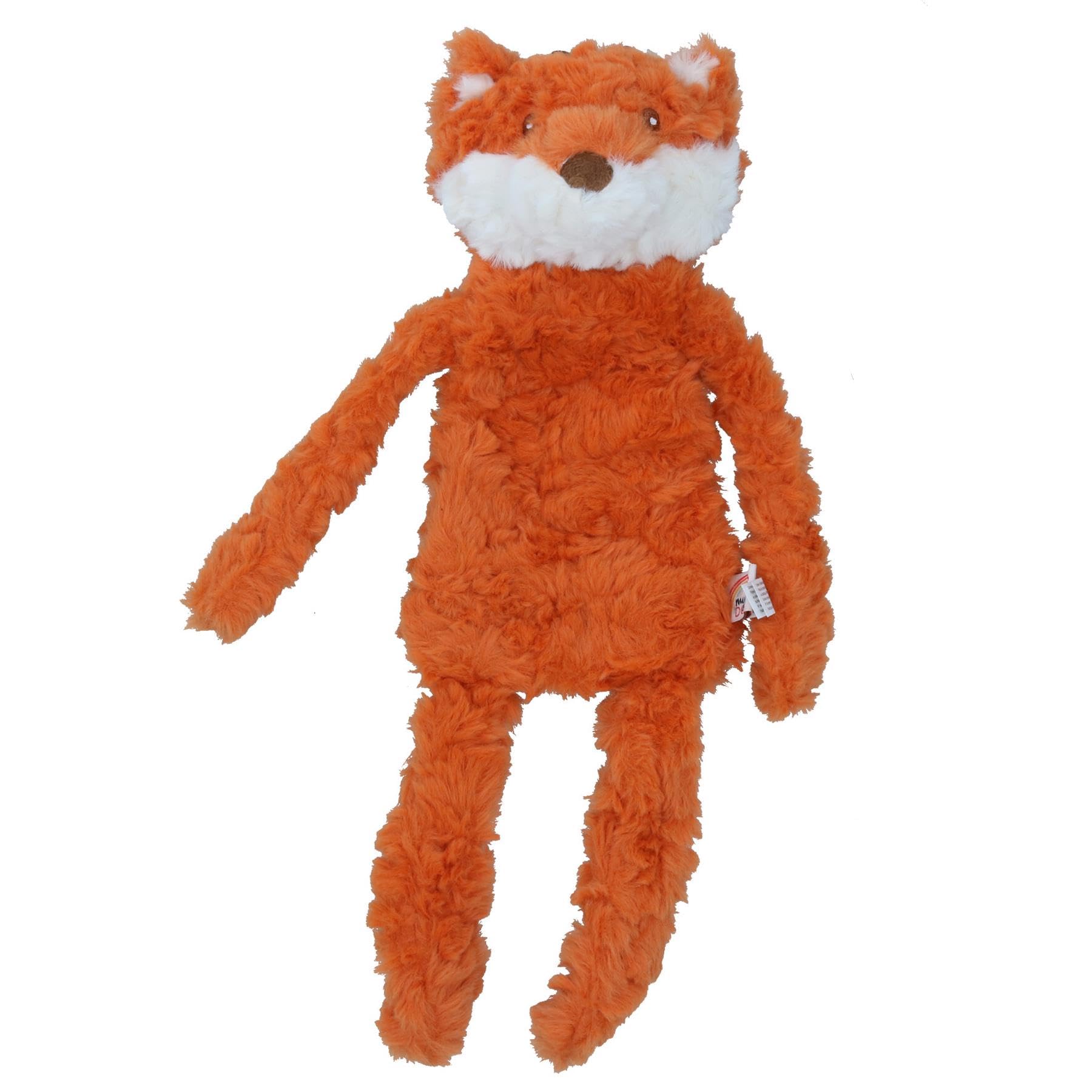 Jouet couineur en peluche stimulant avec sa poche ventrale cache-friandises