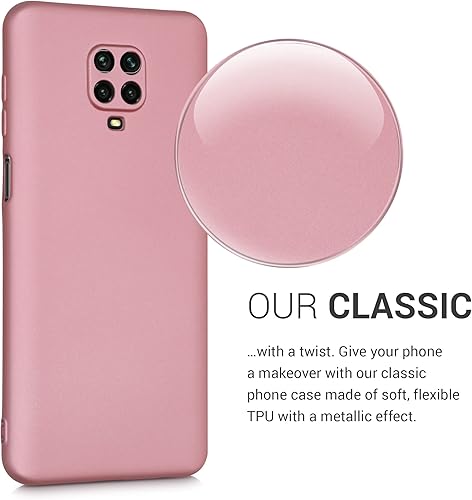 Vista 511 de kwmobile Funda compatible con Xiaomi Redmi Note 11 / Note 11S - Funda protectora de silicona TPU suave y delgada - Azul Báltico Azul (Baltic Blue)