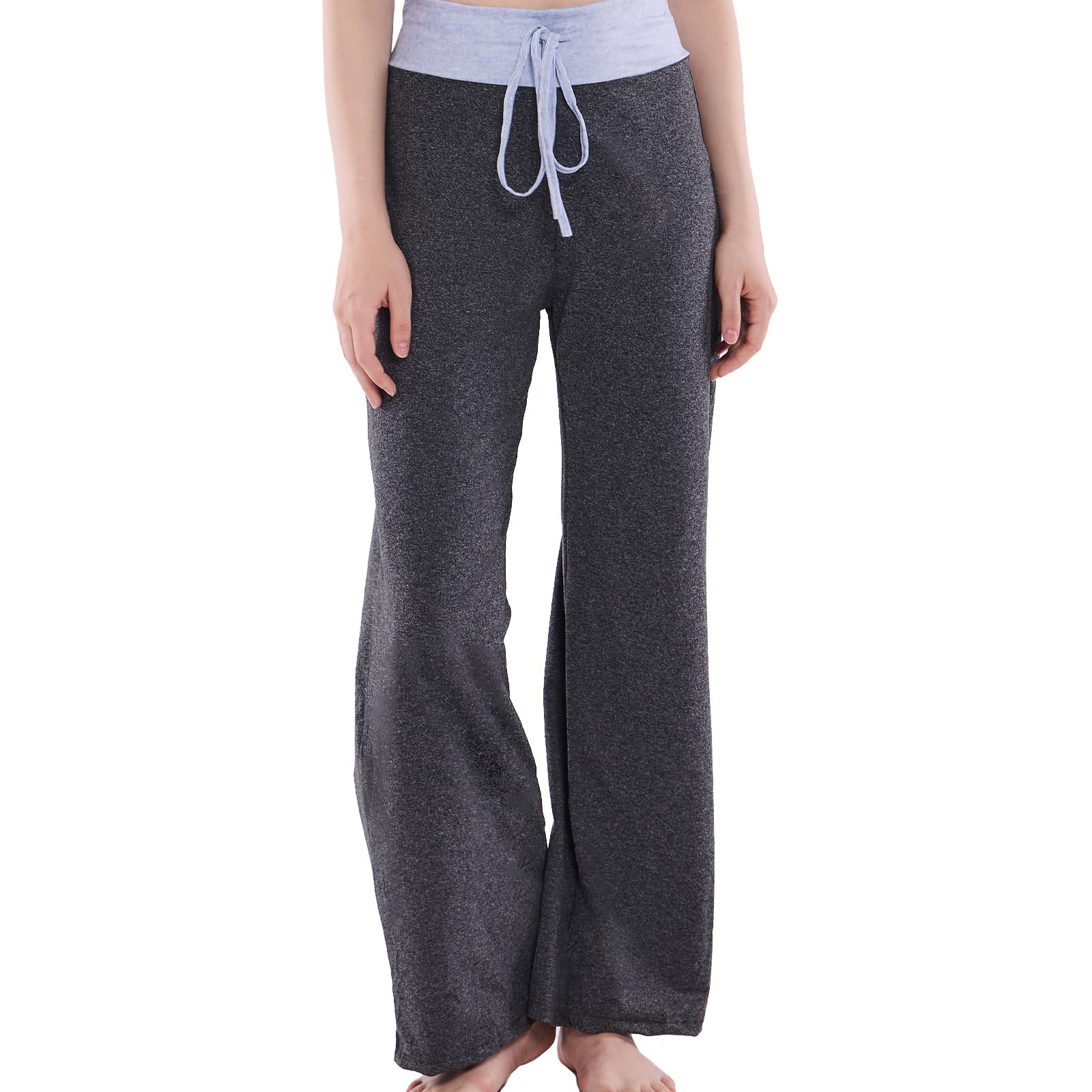 NEWCOSPLAY Women's Comfy Pajama Drawstring Wide Leg Pants