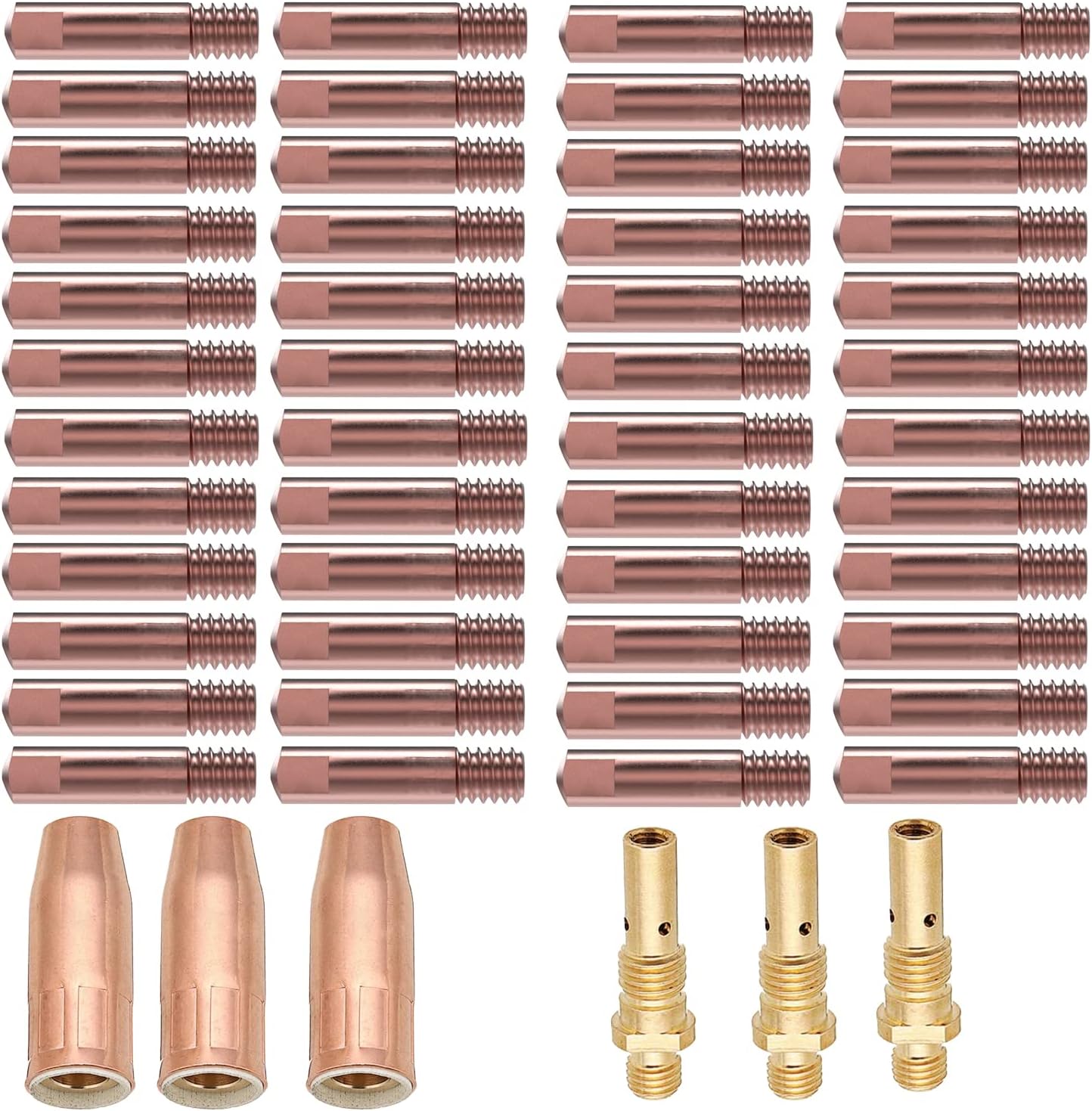 Kit de 46 piezas de pistola de soldadura Mig de 0.035
