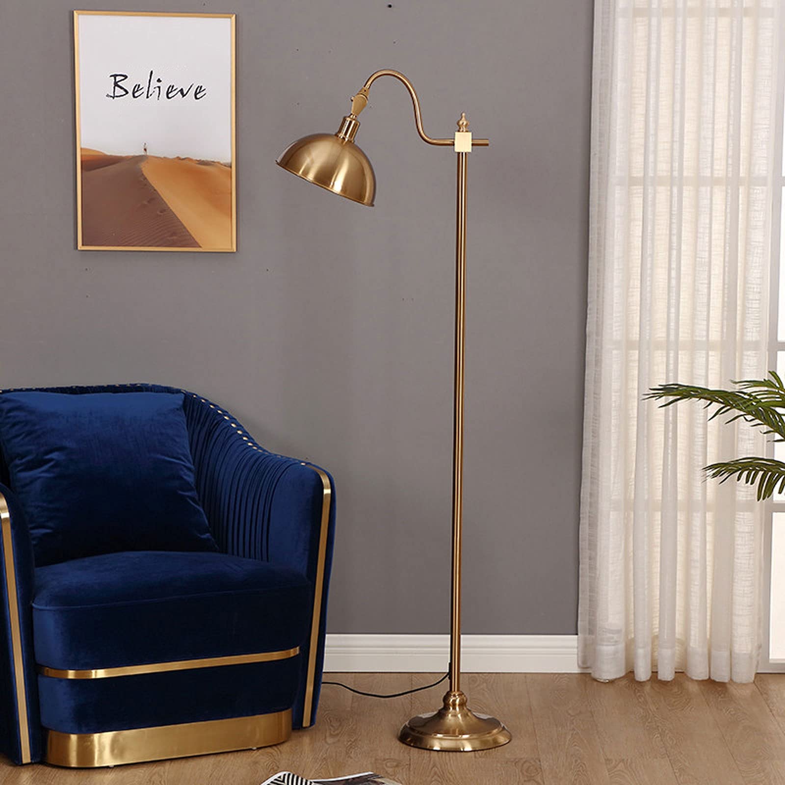 Lampada da Terra Lampada da terra in piedi lampada da lettura lampada multidirezionale lampade da terra regolabili multidirezionali per camera da letto soggiorno ufficio, moderna luce verticale per ar