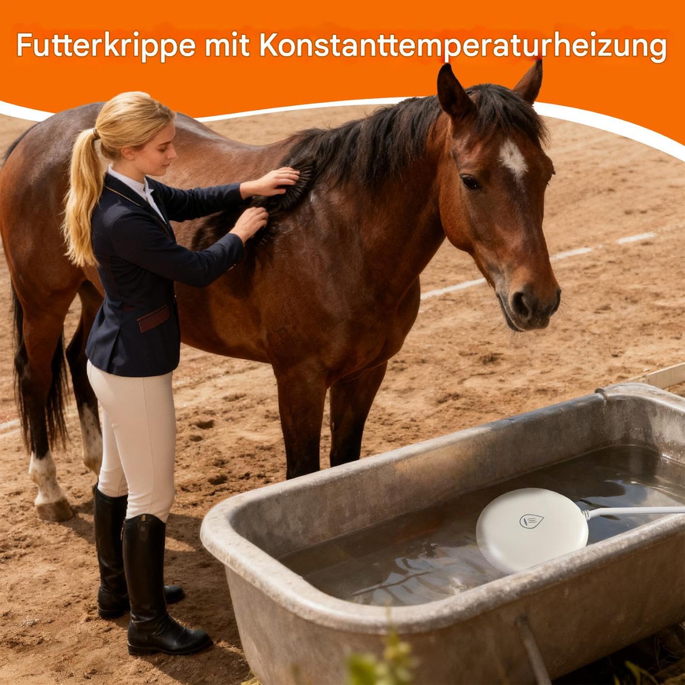 Vogelbadheizung – Intelligenter Entfroster Für Teich Und Bewässerung, Automatisches Frostschutzgerät | Warmwasserbereiter Für Den Außenbereich | Winterzubehör Für Den Hühnerstall Im Garten, Rasen