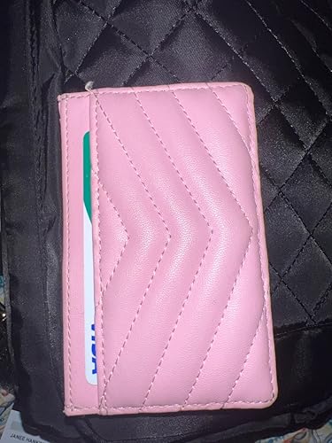 I love my little pink card holder