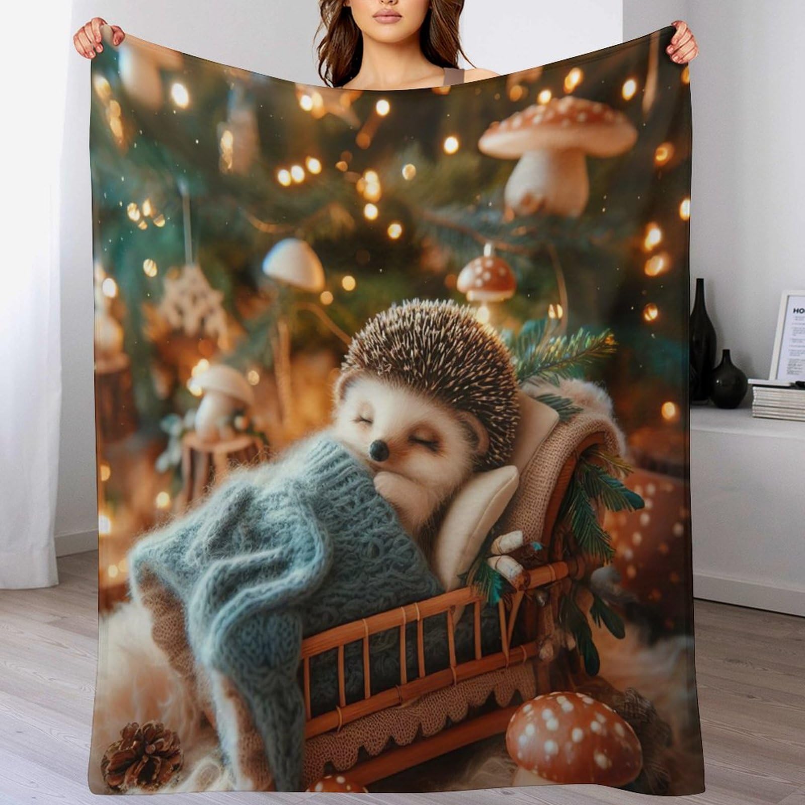 Couverture hérisson pour soirées cocooning et sieste des enfants