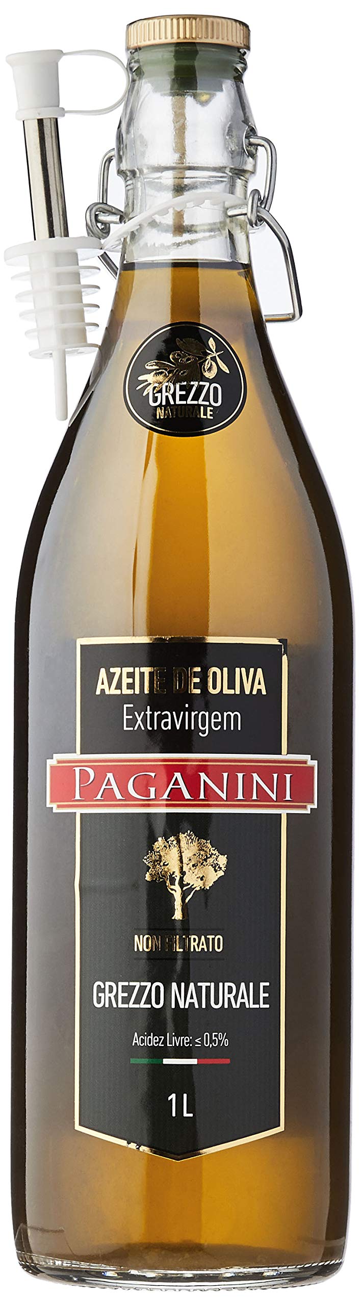 Azeite Italiano Grezzo Extra Virgem Paganini 1L | Amazon.com.br