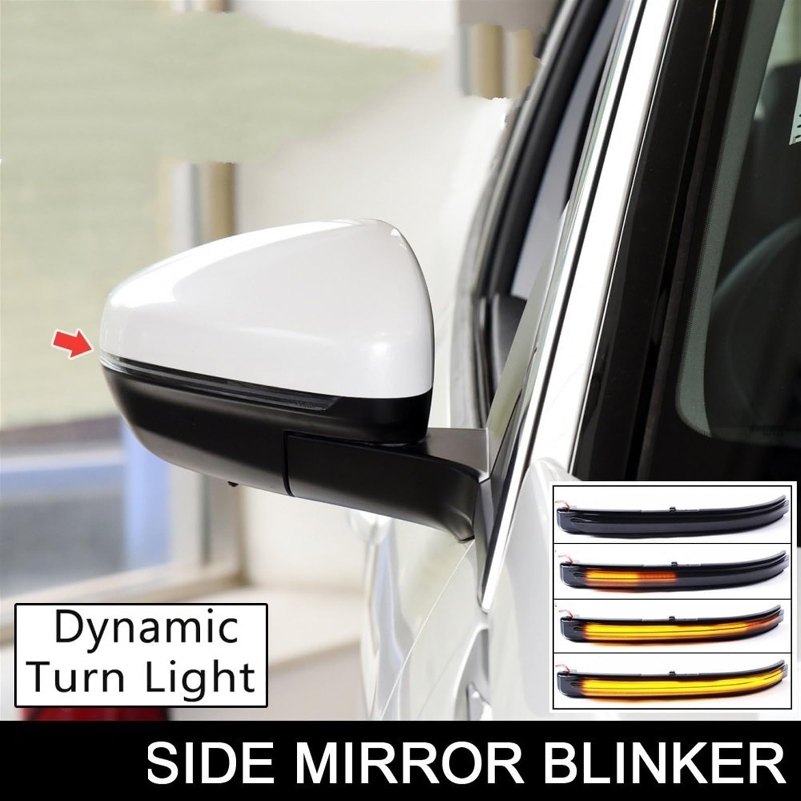 intermitentes laterales Compatible Con Citroen Para C5 Para Aircross 2017 2018 2019 2020 2021 Luces Señal De Giro Coche Indicador Espejo Retrovisor Luz De Marcador Lateral Intermitente De Coche