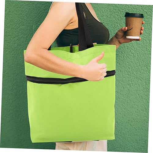 Miniatura 7 de Bolsa de lavandería plegable con ruedas grandes reutilizables para necesidades diarias Versátil