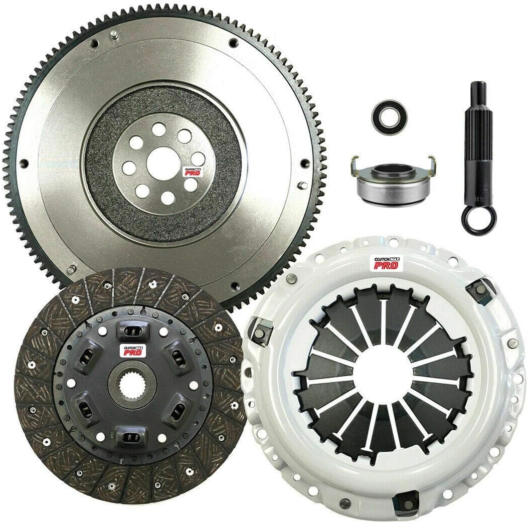 ClutchMaxPRO Performance Stage 2 Clutch Kit Compatible with 1994-2001 Acura Integra 1999-2000 Honda Civic Si 1994-1997 Civic Del Sol VTEC 1997-2001 CR-V B16 B18 B20 (CP08026HD-ST2)