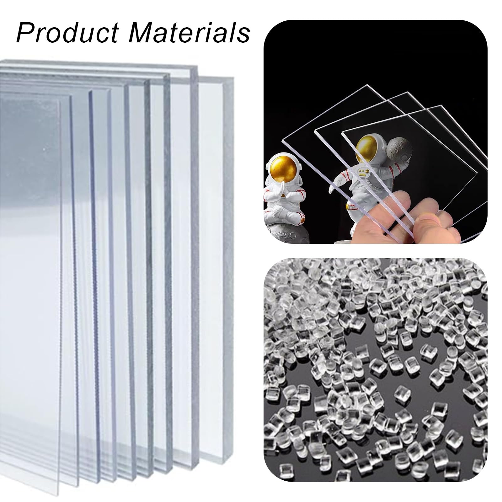 Lámina de policarbonato Transparente para techos,Paneles Techo Invernadero Transparentes 2 mm de Espesor,Paneles policarbonato Resistentes para invernaderos de Patio