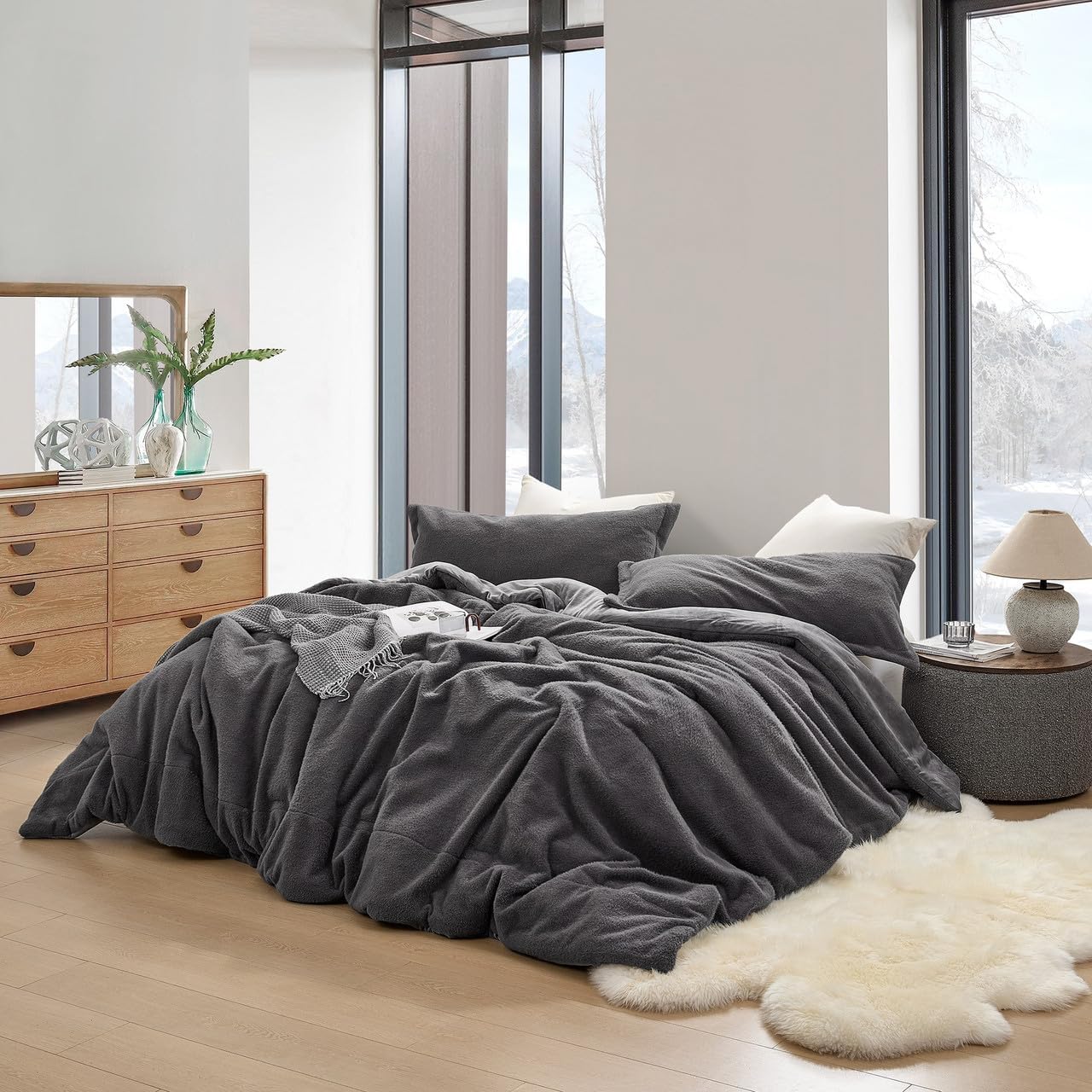 Byourbed You Feel Me - Coma Inducer® Oversized Queen Comforter Set - Magnet