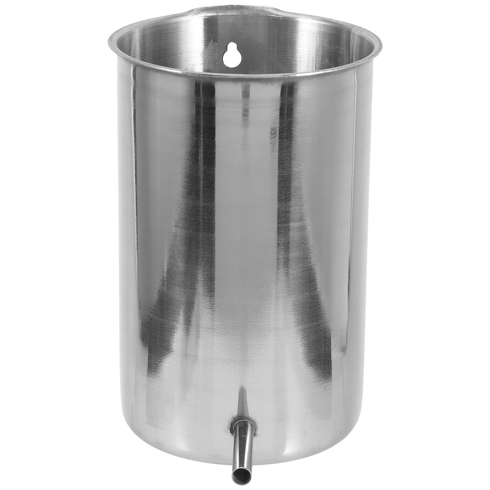 Cubo de acero inoxidable colgante de diseño minimalista duradero 1000ml
