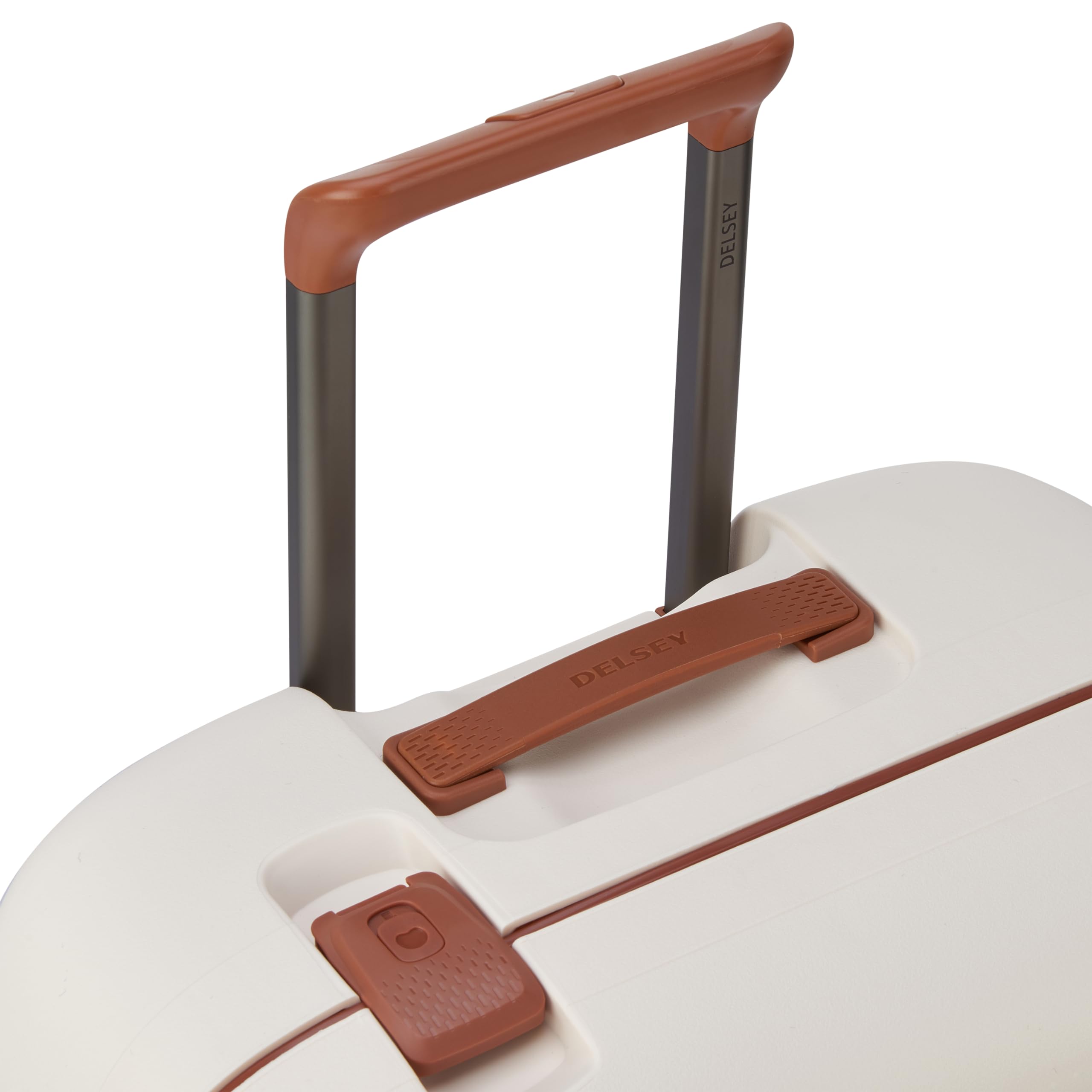 DELSEY Paris - MONCEY - Valise Cabine Rigide Matière Recyclée et Recyclable - 55x35x25 cm - 38 litres - S - Angora