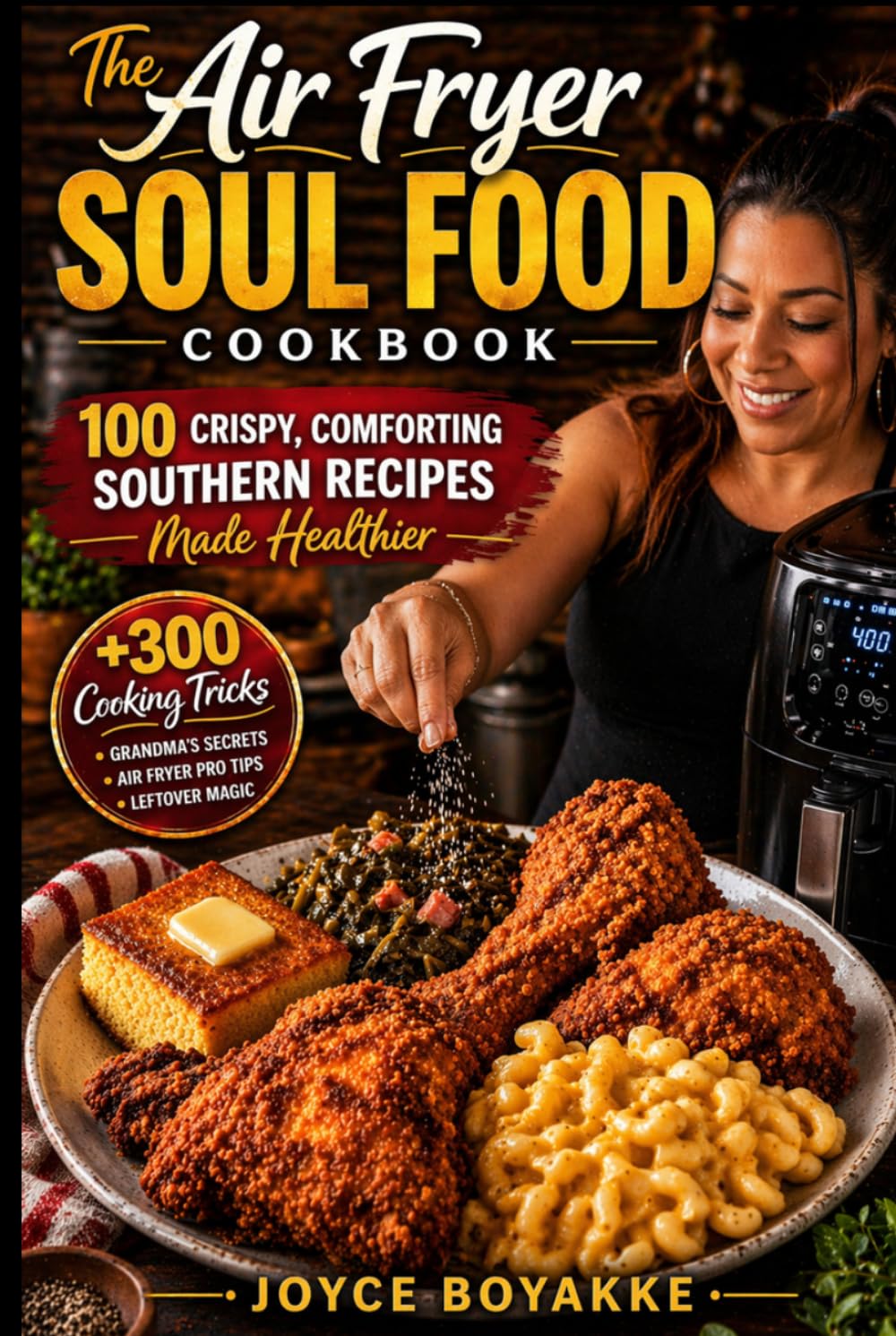 The Air Fryer Soul Food Cookbook: 100 Crispy, Comforting Southern Recipes Made Healthier