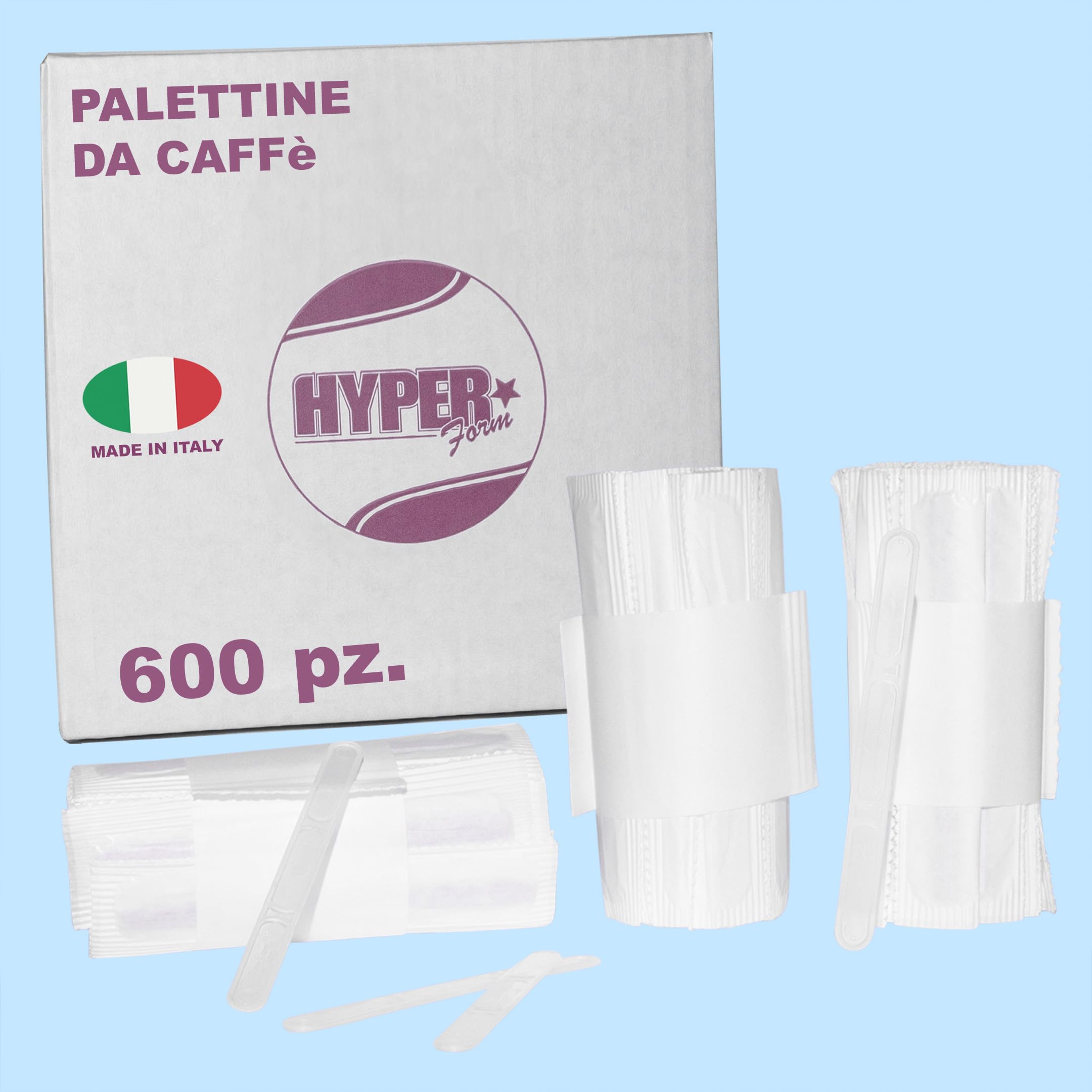 HYPER form 600 Palette Caffe' palettine sigillate incartate in plastica riciclabile