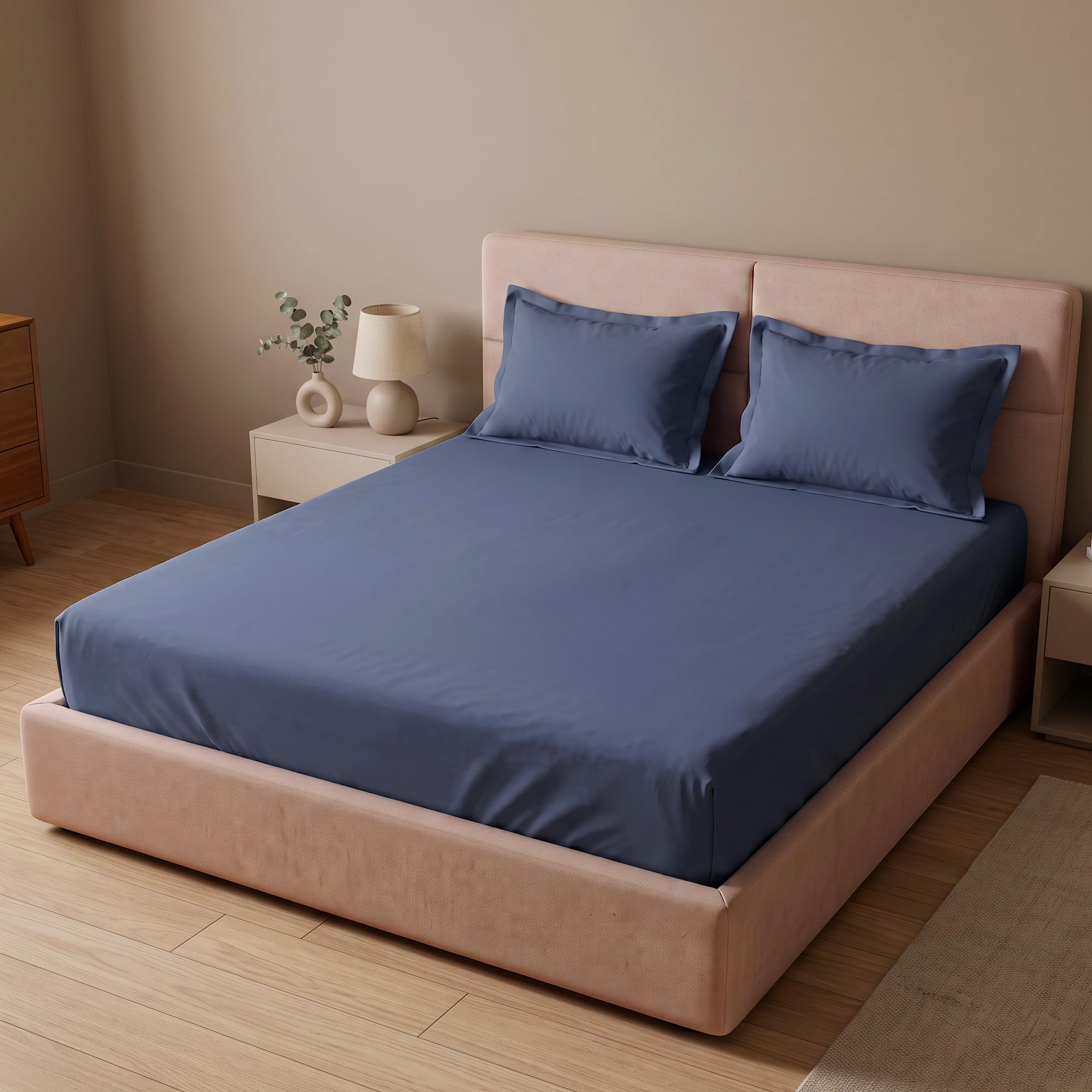 SleepyCat Cotton Bedsheet Set - Queen Size -10 SleepyCat Cotton Bedsheet Set - Queen Size -10