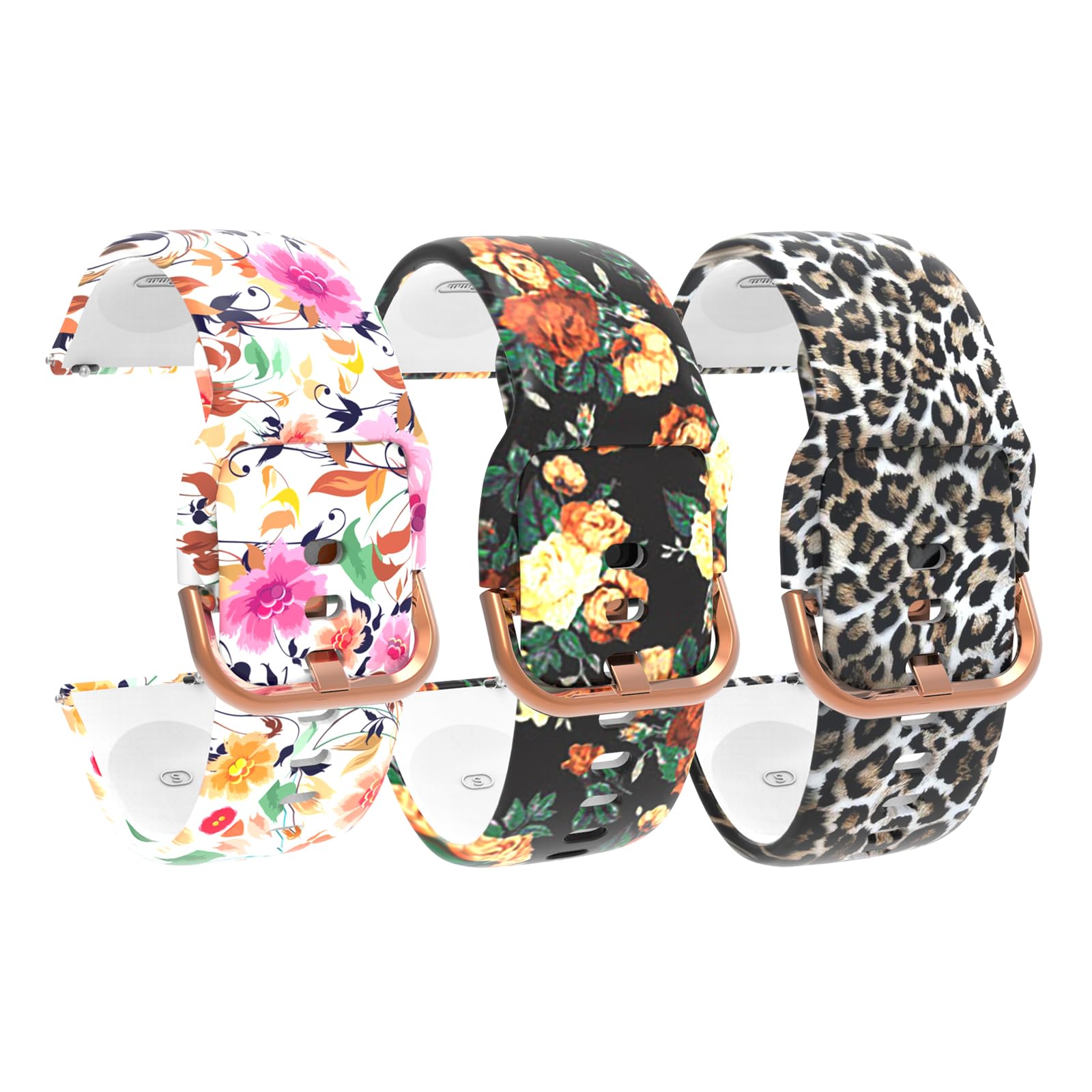 Colorful Bands Compatible for Cillso IDW26 Faweio IDW26 WNH IDW25 Fitpolo IDW208P BOOOMIC IDW25 Mikego IDW25 SENBONO IDW25