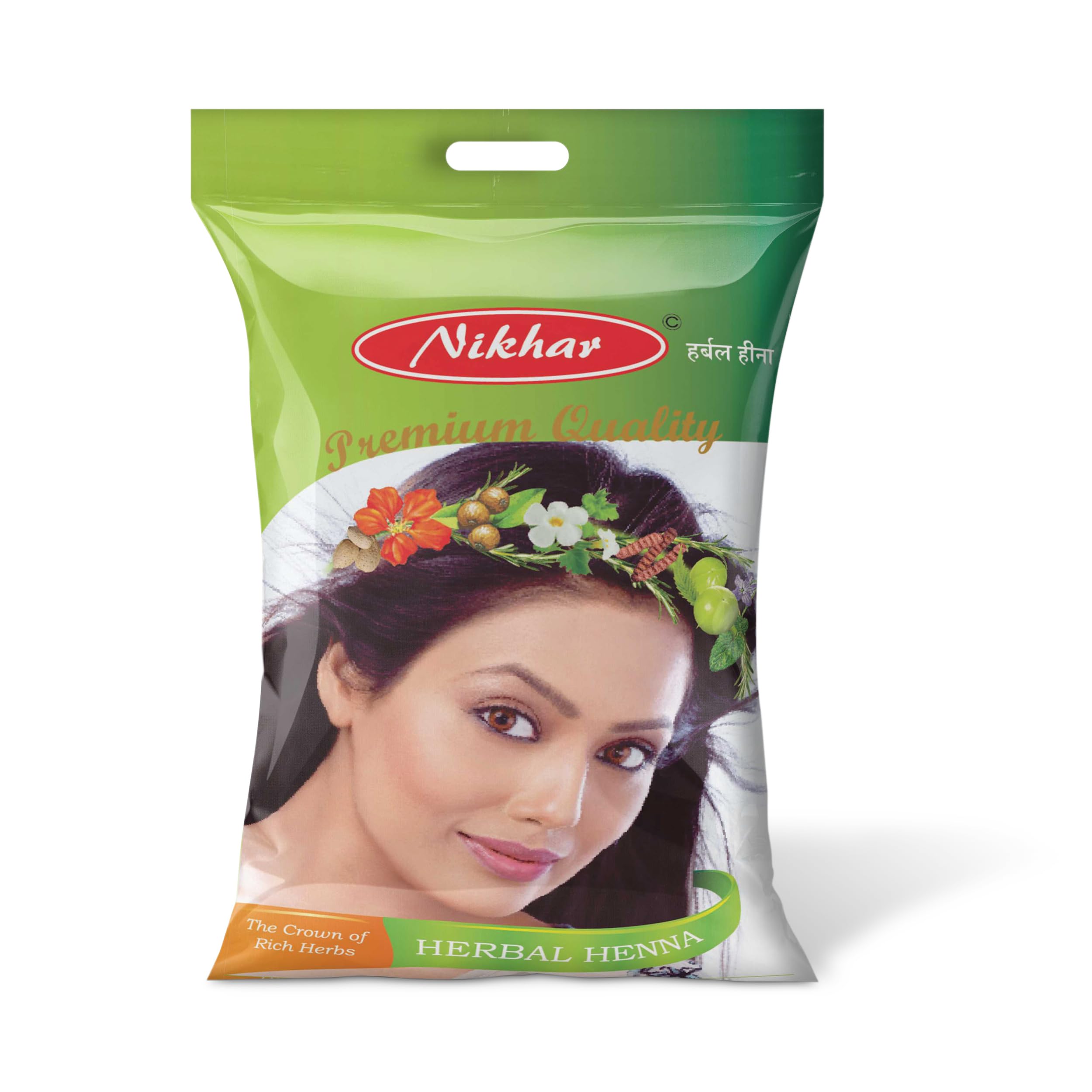 Herbal Powder For Hair Color, with Amla, Aritha & Shikakai, Natural Mehandi for Extra Conditioning, Organic Heena for Hair Fall Control & Growth, (500g, Pack of 2)