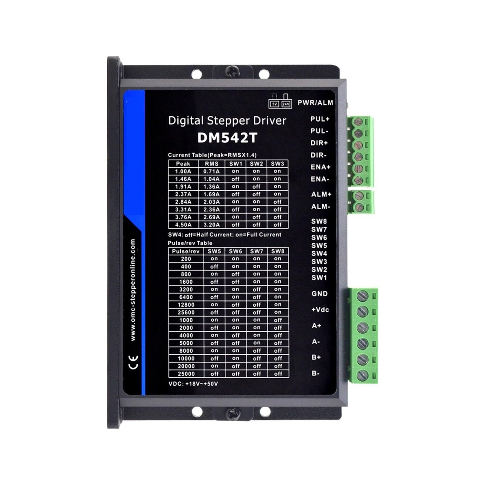 HEXEH Kit Router a 4 Assi 3.1Nm(439oz.in) Nema 24 Motore Passo-Passo e Driver