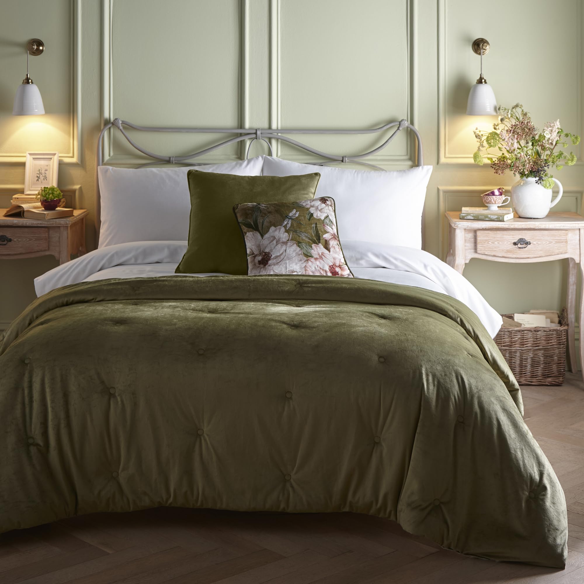 Eurofirany - Manta De Terciopelo Para Cama (220 X 240 Cm), Color Turquesa