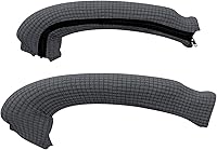 Vista 39 de FORCHEER Funda para Silla de Oficina Repelente al Agua de Jacquard con Respaldo Giratoria Extraíble Elástica Universal para Silla de Computadora