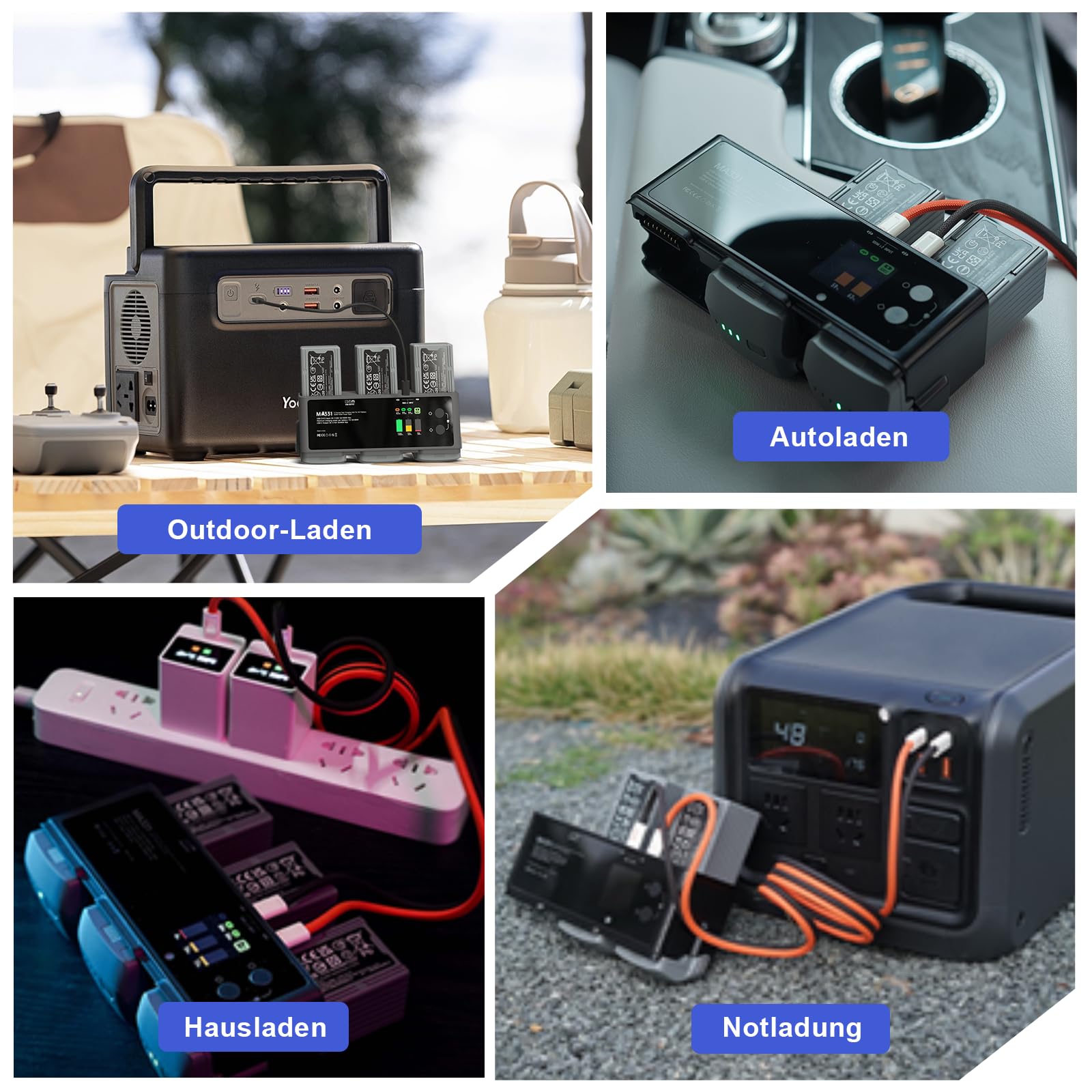ISDT MA331 Hub de charge Air 3, chargeur de batterie intelligent 3 canaux 200 W pour DJI Air 3 Series, chargeur RC avec connexion d'application/écran LCD et fonction de décharge