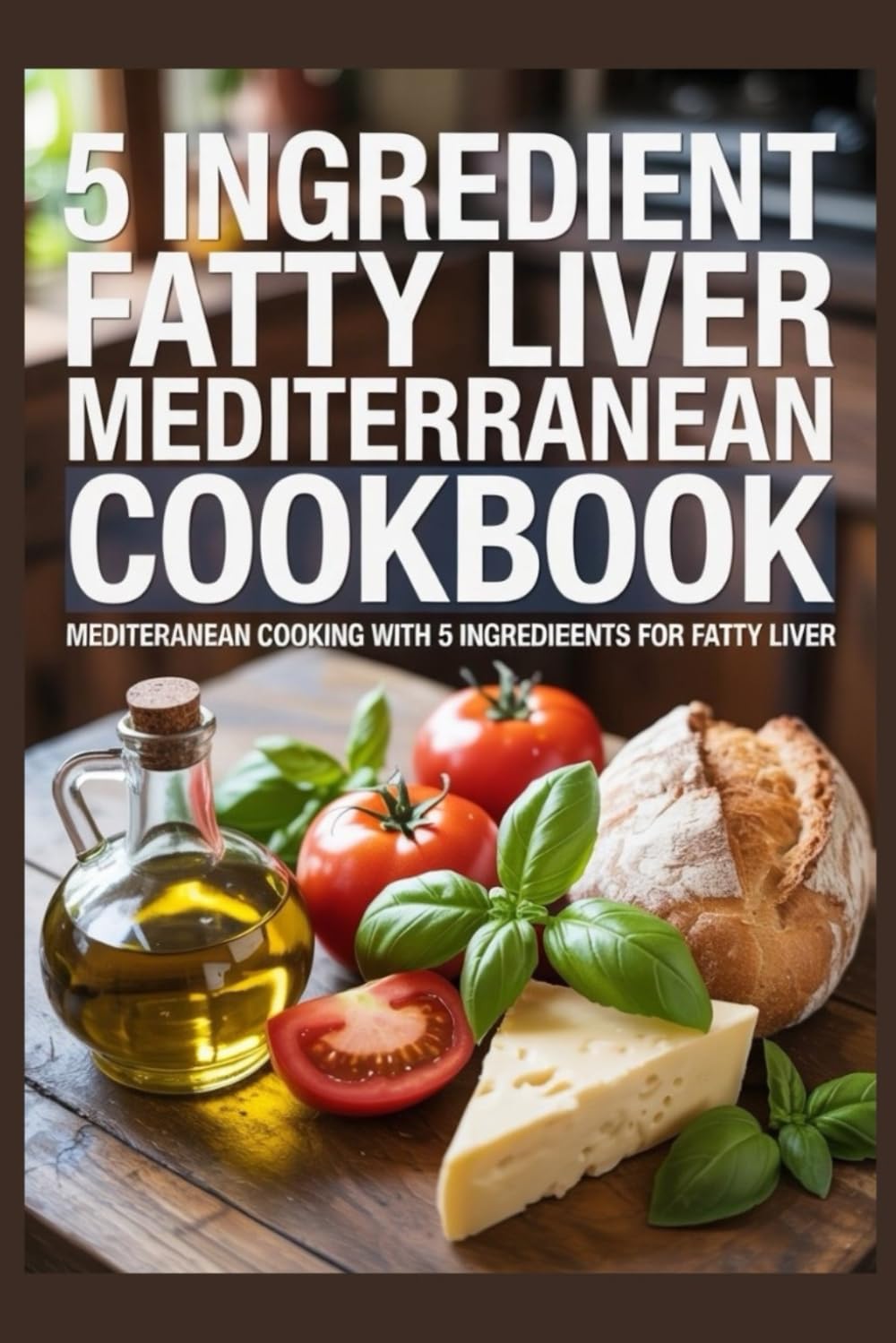 5 ingredient fatty liver mediterranean cookbook: Mediterranean Cooking with 5 Ingredients for Fatty Liver