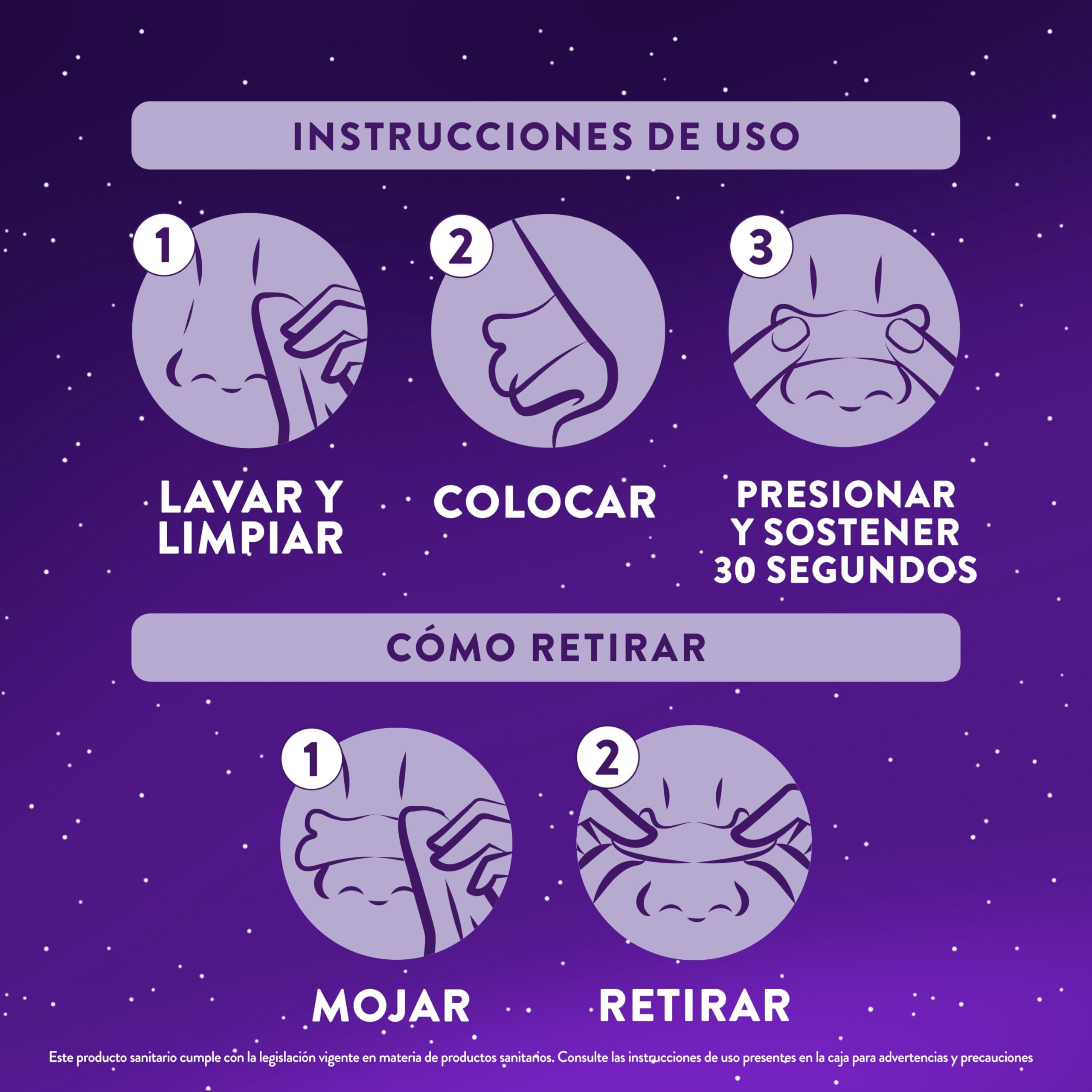 ZzzQuil Tiras Nasales Sueño 52 Unidades, Alivia Congestión y Ronquidos