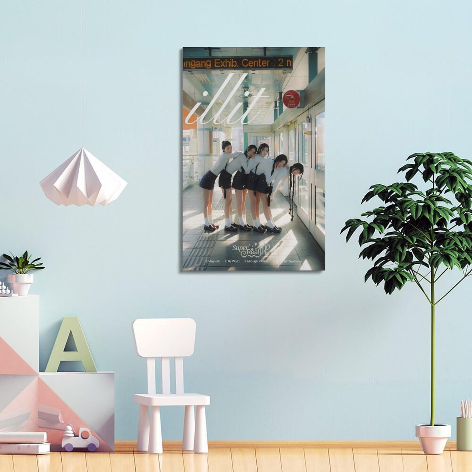 ILLIT 1st Mini Album 'SUPER REAL ME' [SUPER ME Ver.] Álbum De Fotos Tarjetas De Foto Pegatina Poster Disco