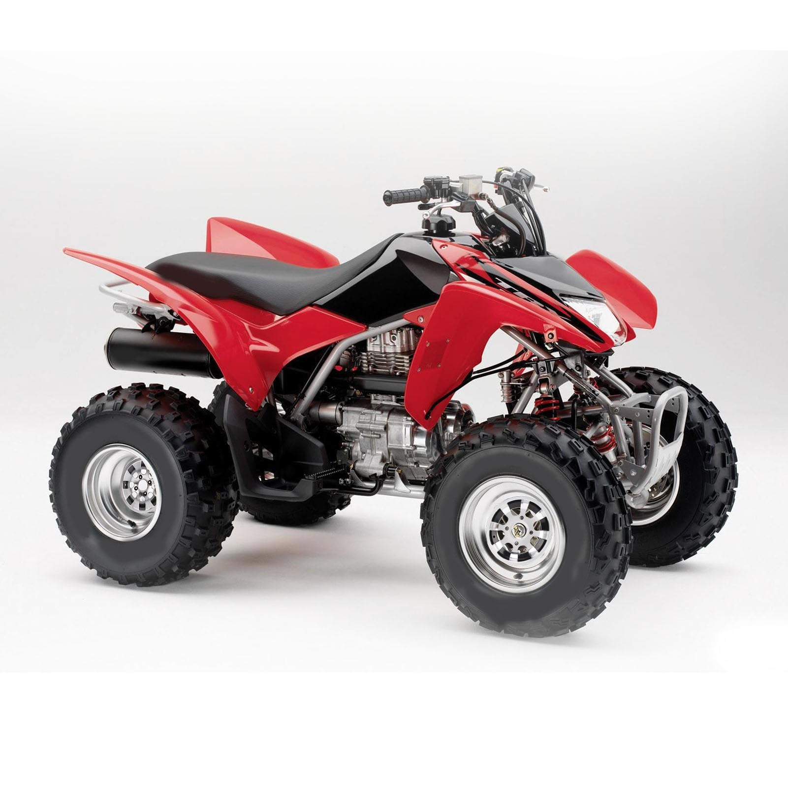 Cerchione ATV 10 Pollici, Cerchione ATV in Lega di Alluminio, Ruota ATV per ATV, Kart, Quad, Sostituzione Cerchio Ruota Anteriore e Posteriore, Nero (Larghezza posteriore