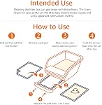Amazon Basics Cat Litter Pee Pads, 20 Count, Universal Fit for Litter Box, Odor Control with Fresh Scent
